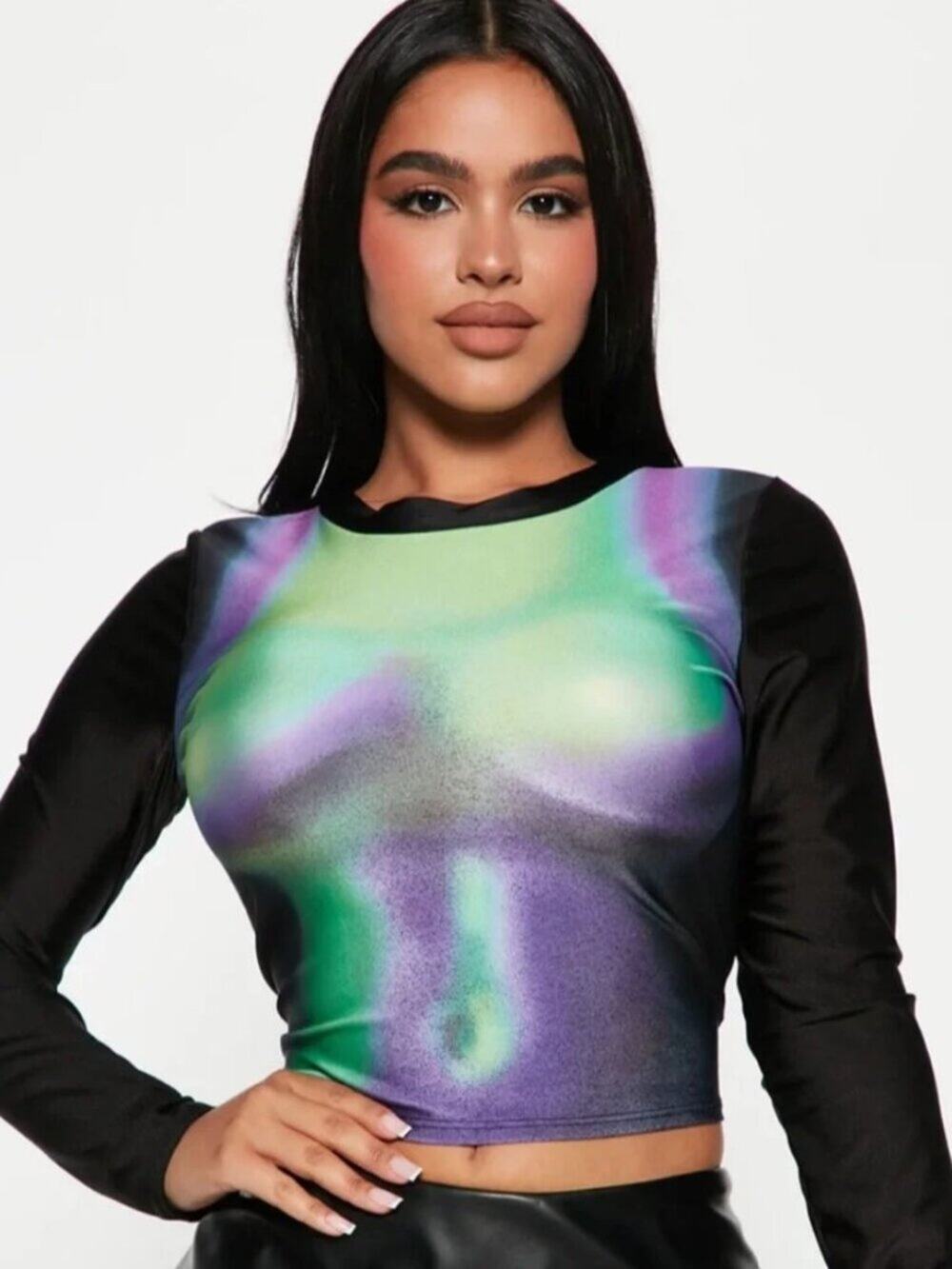 HALFHEART top S Thermal Body Print